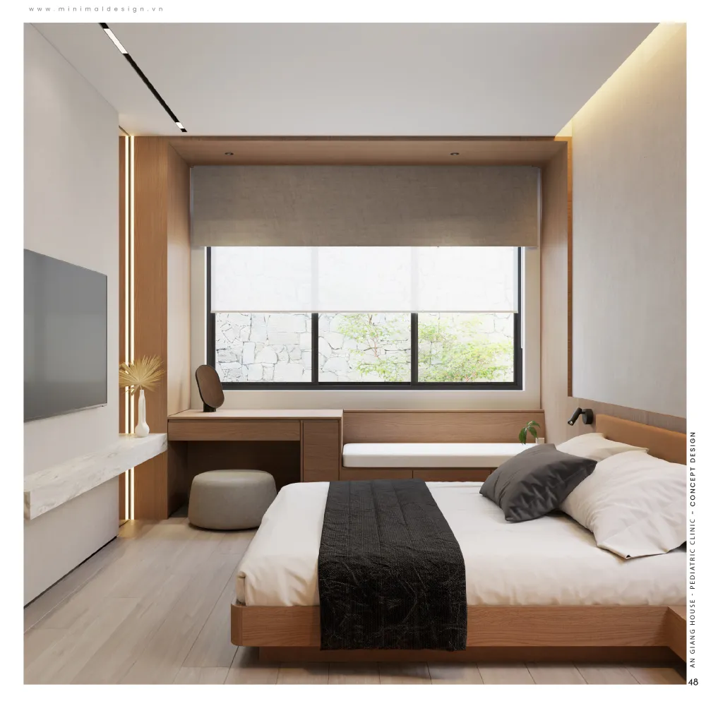 Thiết kế phòng ngủ Minimalism diện tích 9 đến 15m2