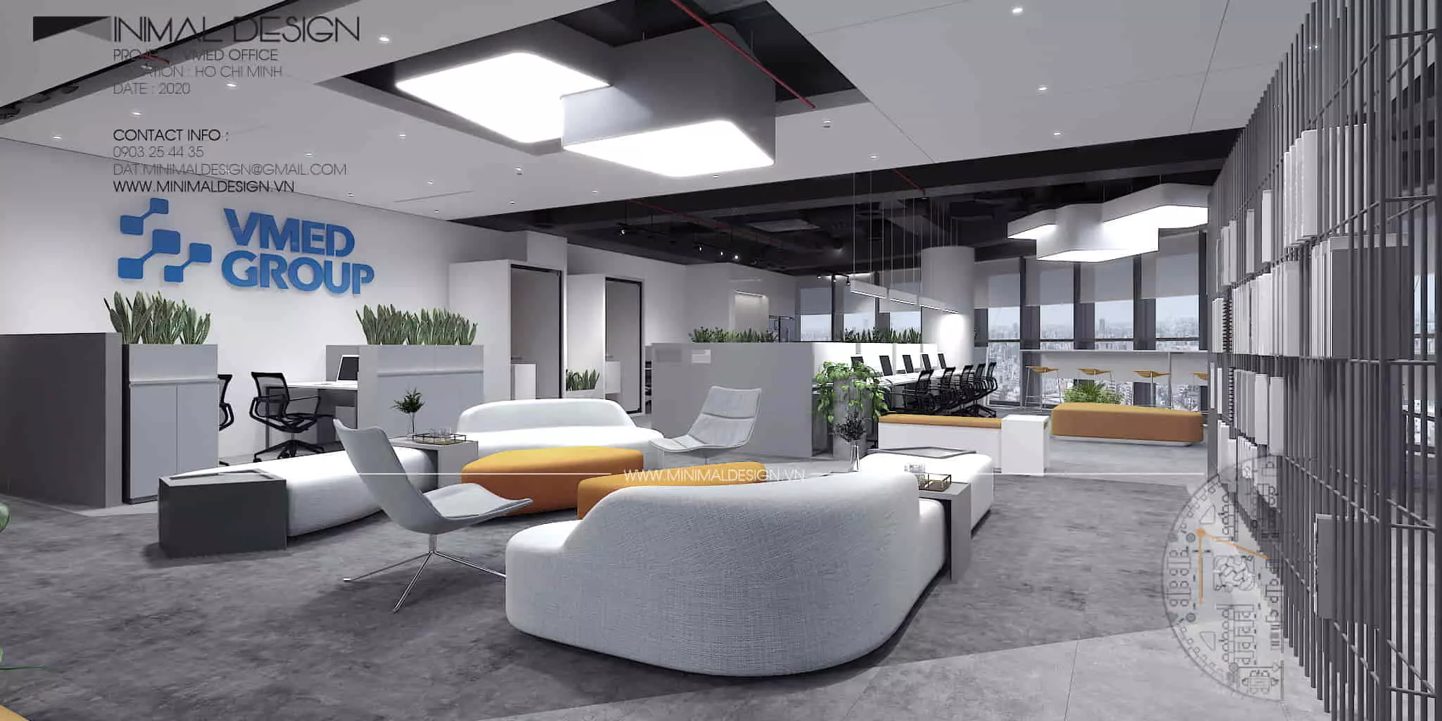 Thiết kế nội thất văn phòng tối giản mang đến một không gian làm việc kiểu mới giúp cân bằng giữa thư giãn và tiện ích, công năng của văn phòng.