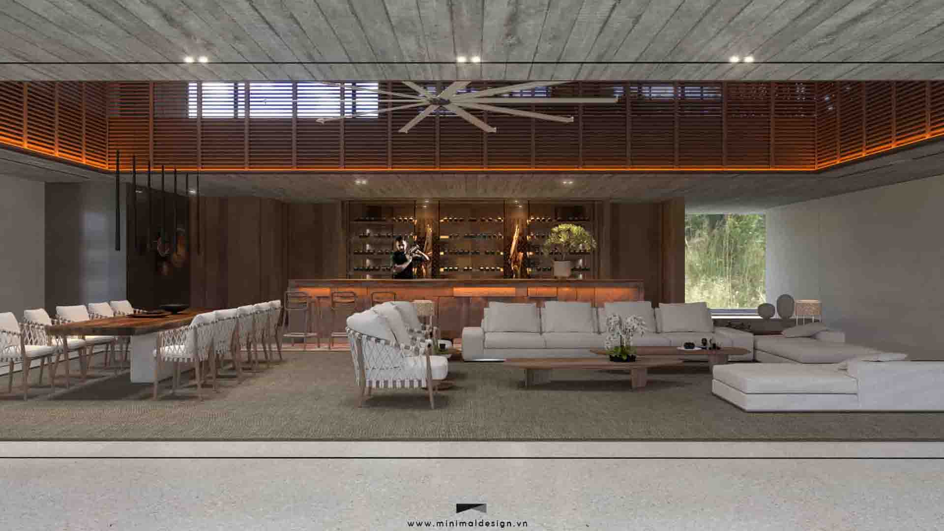 thiết kế nội thất biệt thự cao cấp