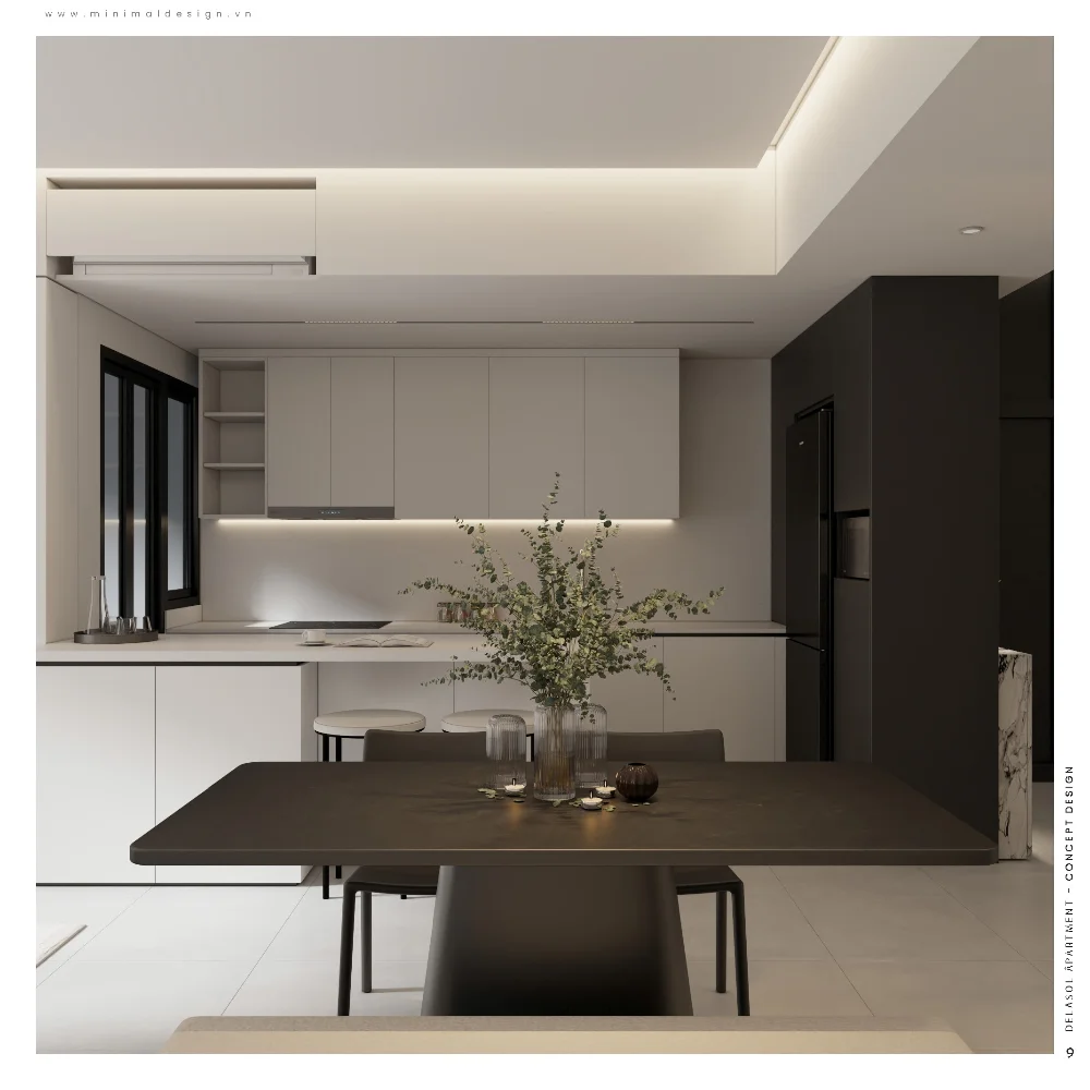 bố trí nhà vệ sinh trong căn hộ 2 phòng ngủ