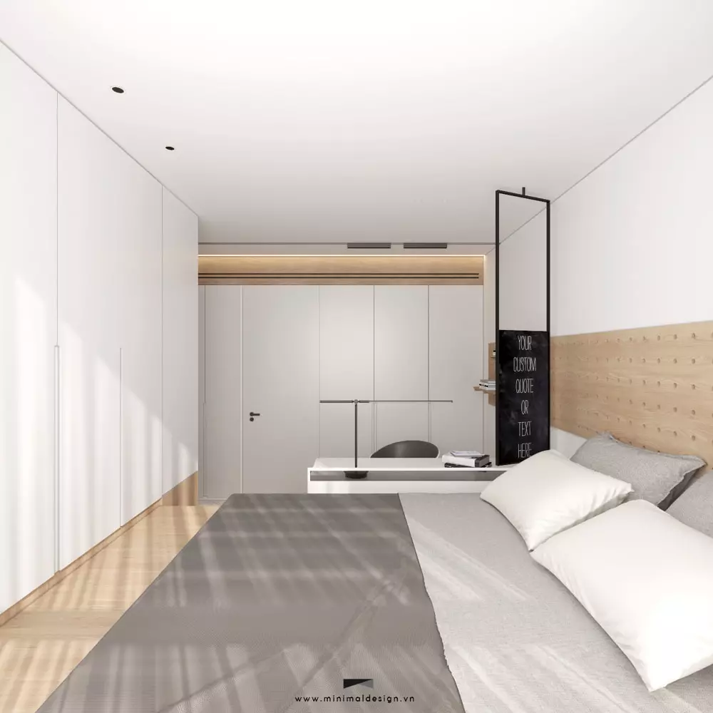 Thiết kế nội thất căn hộ 2 phòng ngủ căn hộ DBP
