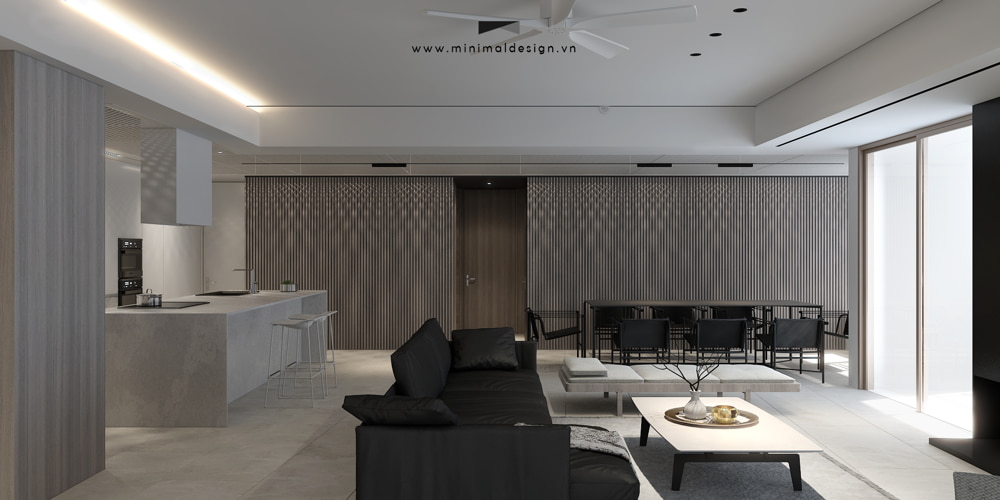 phong cách thiết kế nội thất tối giản