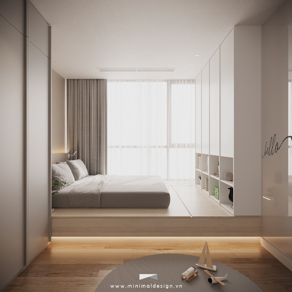 decor phòng ngủ tối giản