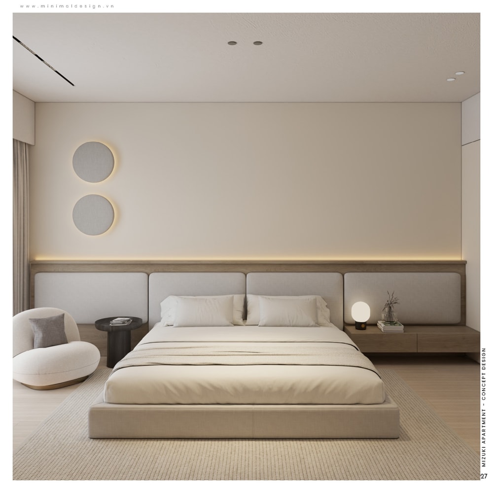 decor phòng ngủ tối giản