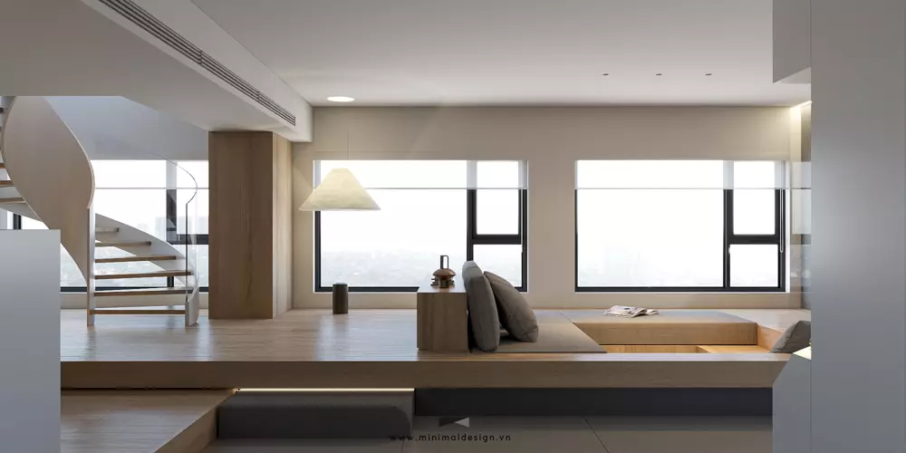 phong cách nội thất Minimalist và Modern thiết kế ánh sáng