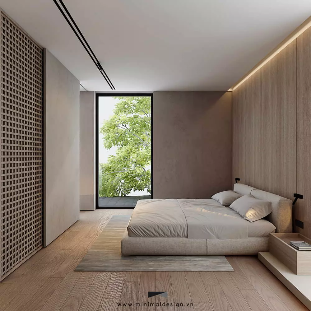 diện tích tiêu chuẩn phòng ngủ cho biệt thự