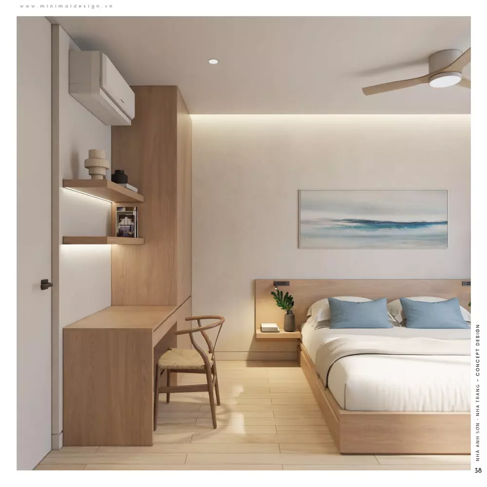 diện tích tiêu chuẩn phòng ngủ nhà phố