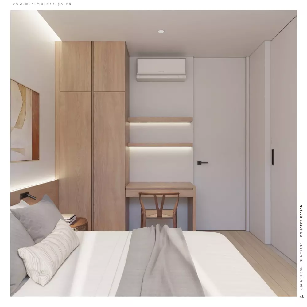 diện tích tiêu chuẩn phòng ngủ phụ nhà phố