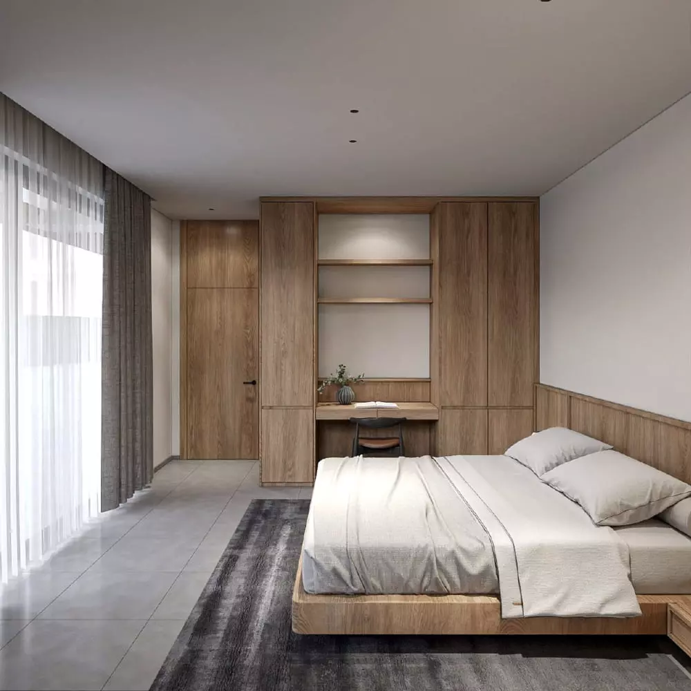 diện tích tiêu chuẩn phòng ngủ