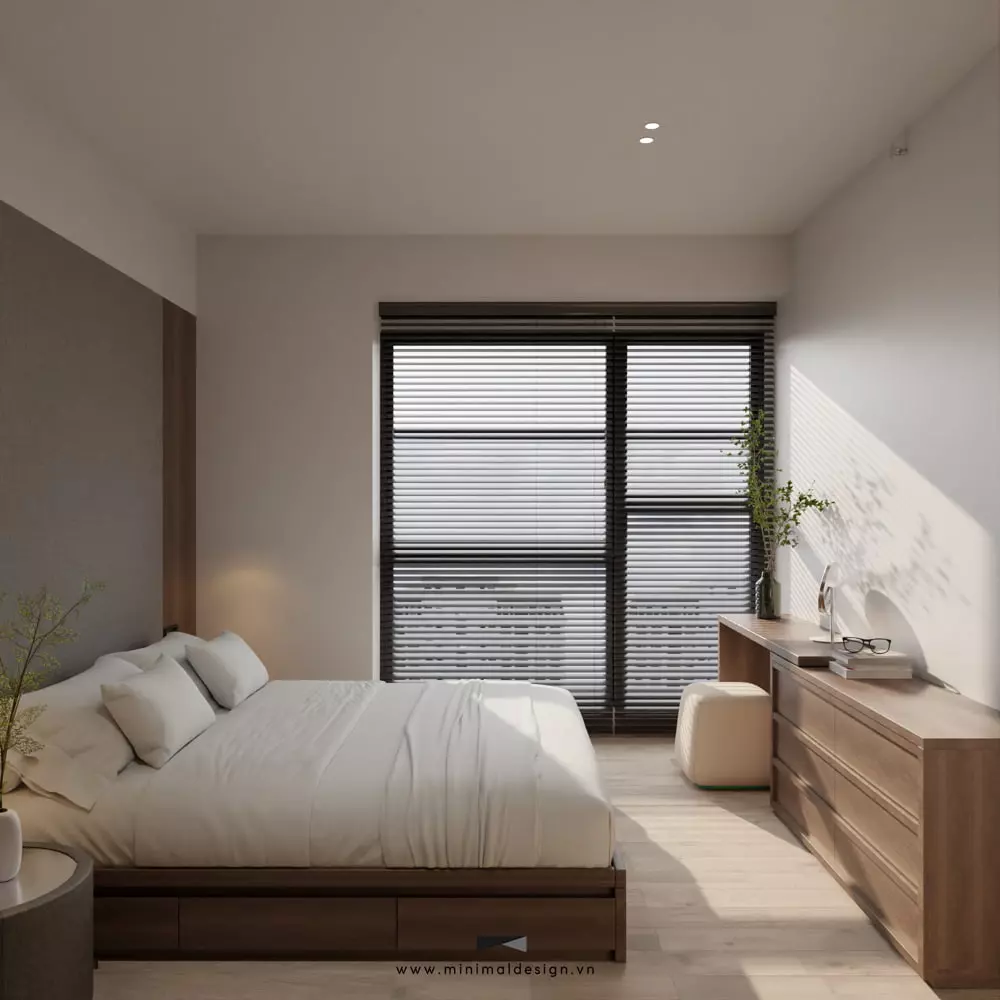 thiết kế nội thất phòng ngủ đẹp cho người lớn tuổi