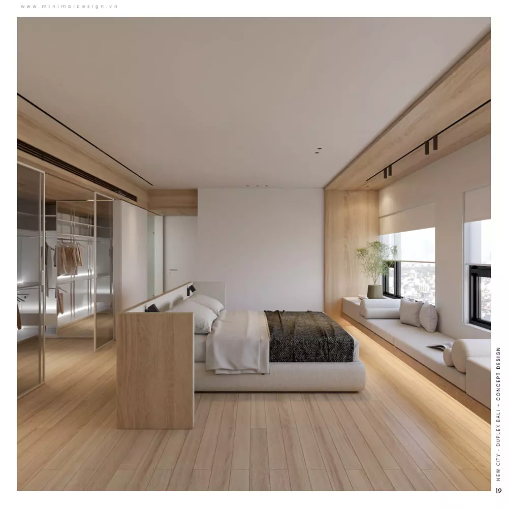 thiết kế nội thất phòng ngủ đẹp cho vợ chồng