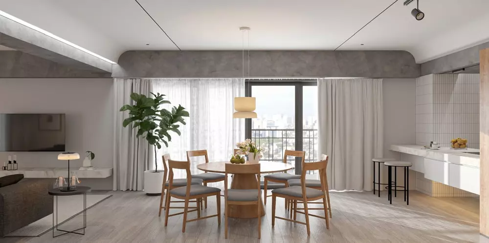 thiết kế chung cư tối giản