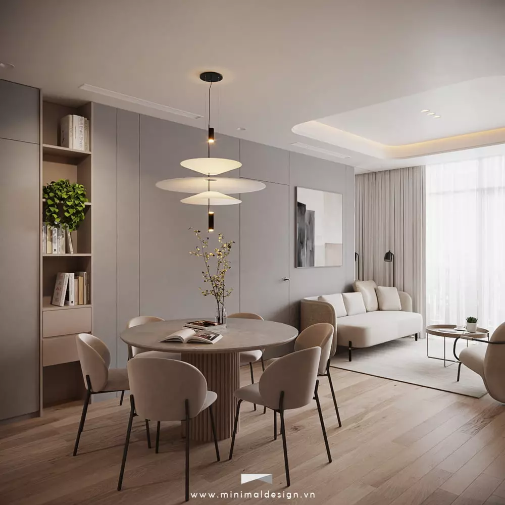 thiết kế chung cư tối giản