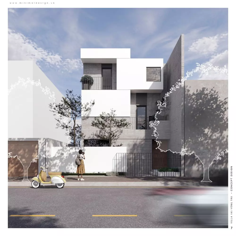 Thiết kế nội thất nhà phố phong cách tối giản