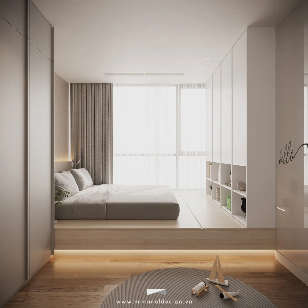 Thiết kế nội thất nhiều không gian trong căn hộ chung cư