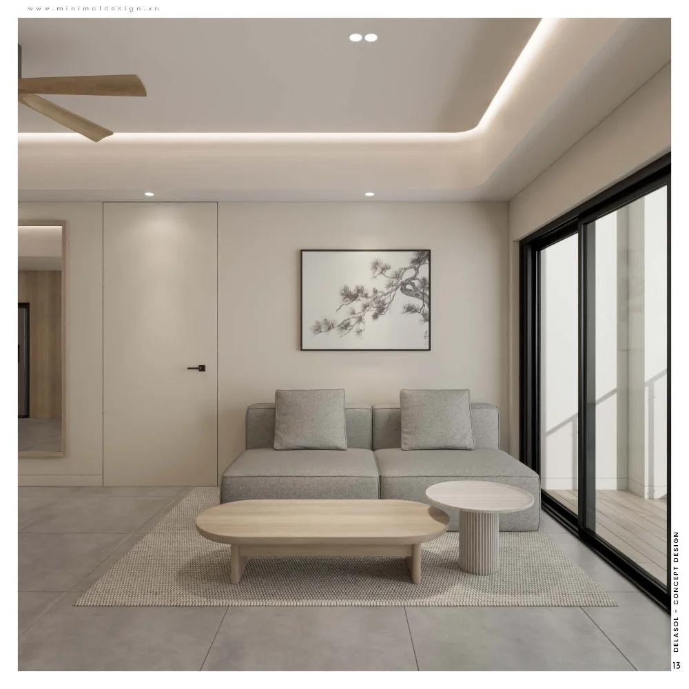 Phạm vi thiết kế nội thất các không gian trong căn hộ