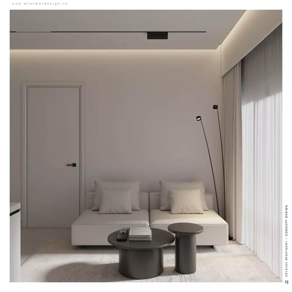 Thiết kế nội thất chung cư hiện đại 70m2