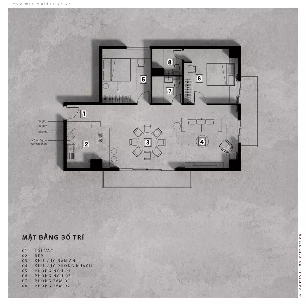 chuyên thiết kế nội thất chung cư
