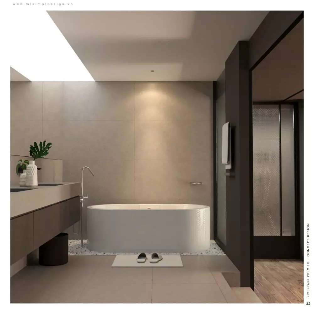 thiết kế căn hộ 100m2 3 phòng ngủ