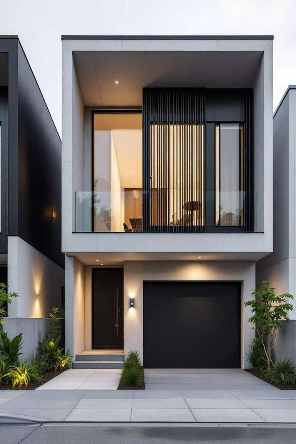 thiết kế nhà phố 2 tầng hiện đại