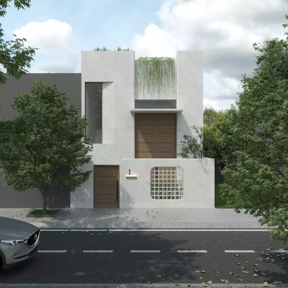 thiết kế nhà phố 5x20 hiện đại