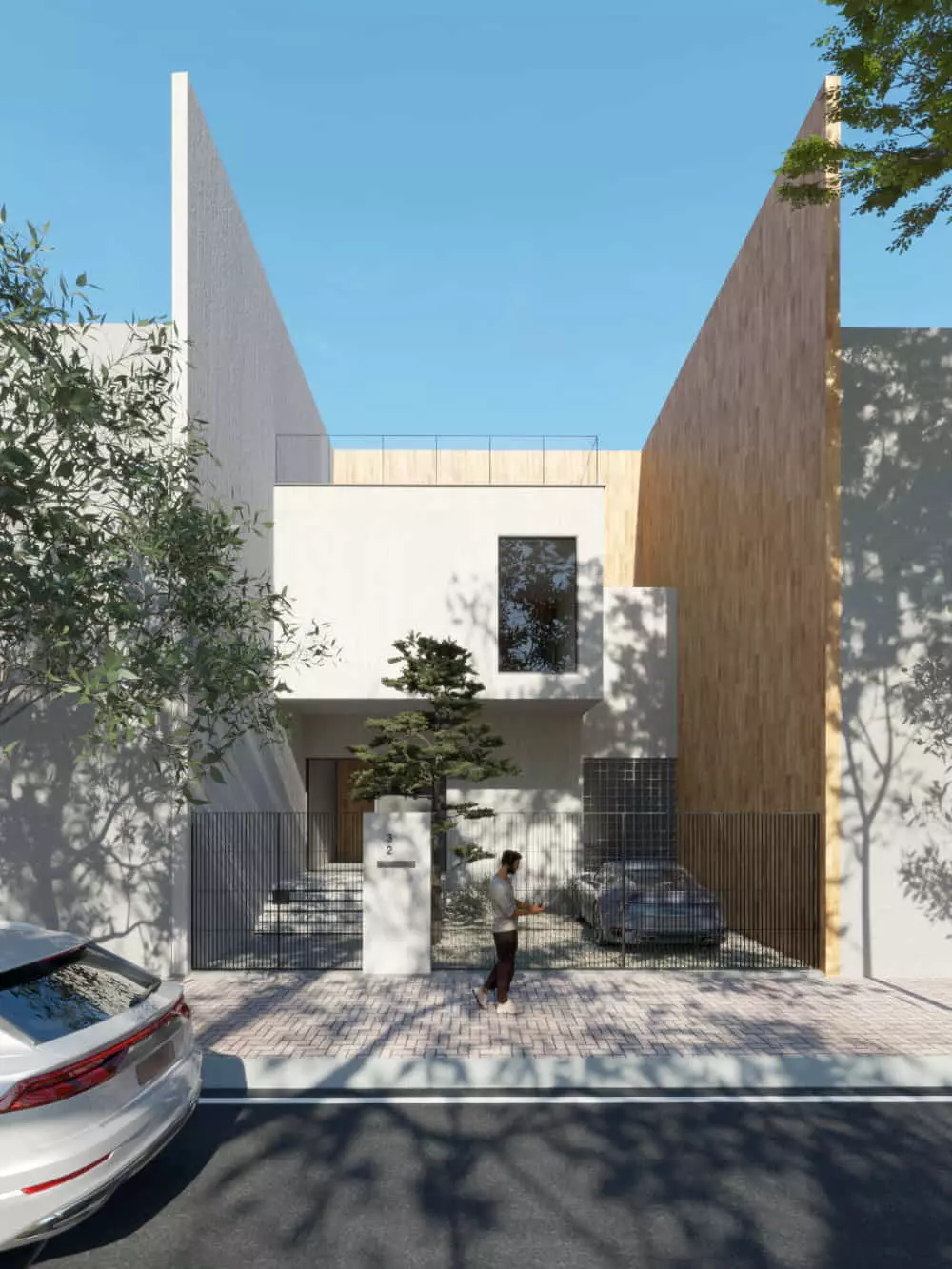 thiết kế nhà phố 5x20 hiện đại