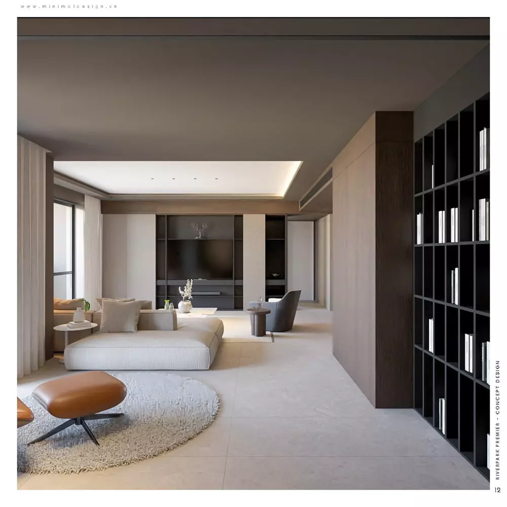thiết kế nội thất chung cư minimalism