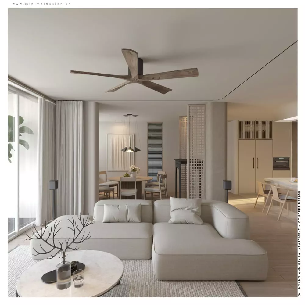 thiết kế nội thất chung cư 3 phòng ngủ