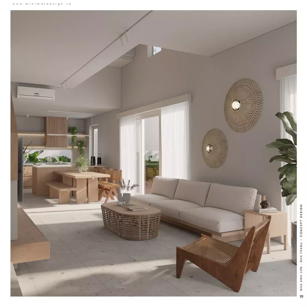 thiết kế nội thất nhà phố 3 tầng