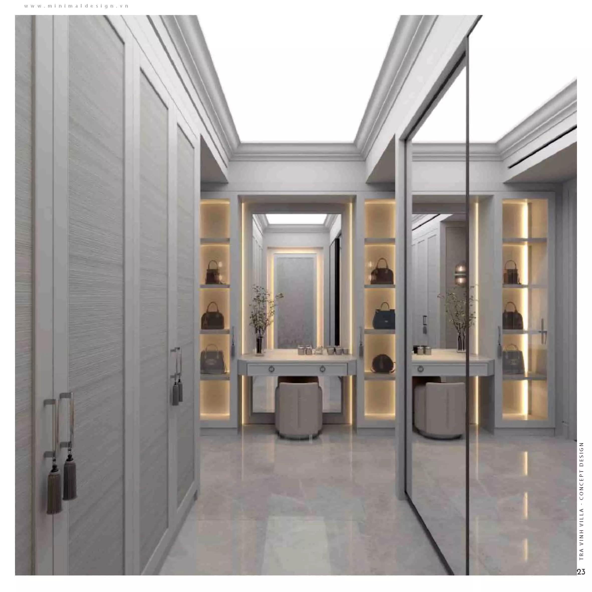 thiết kế phòng thay đồ