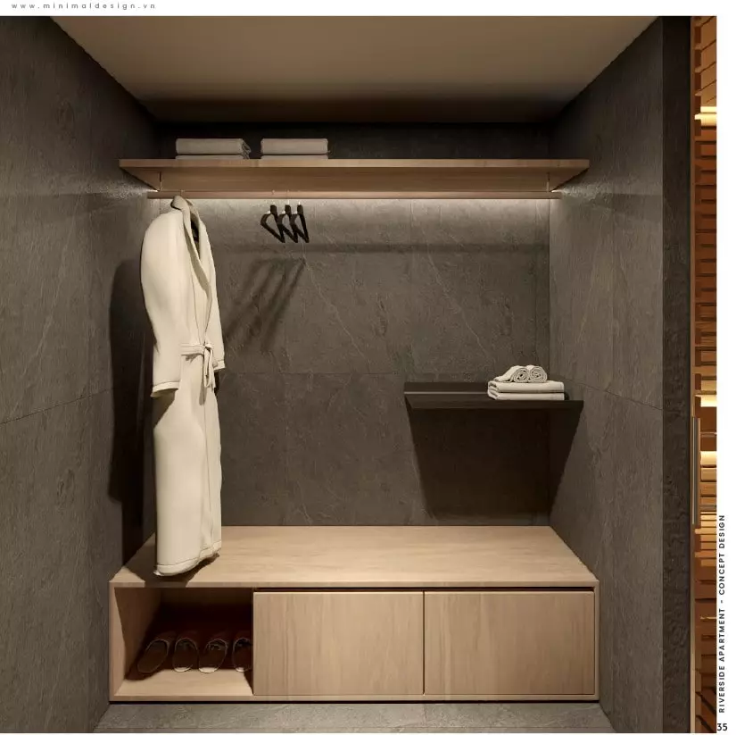 thiết kế phòng thay đồ