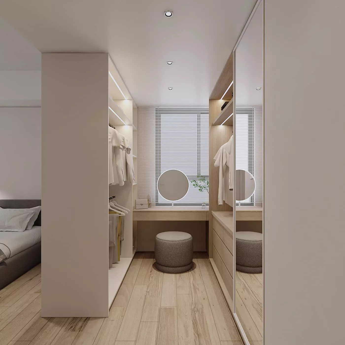 thiết kế phòng thay đồ