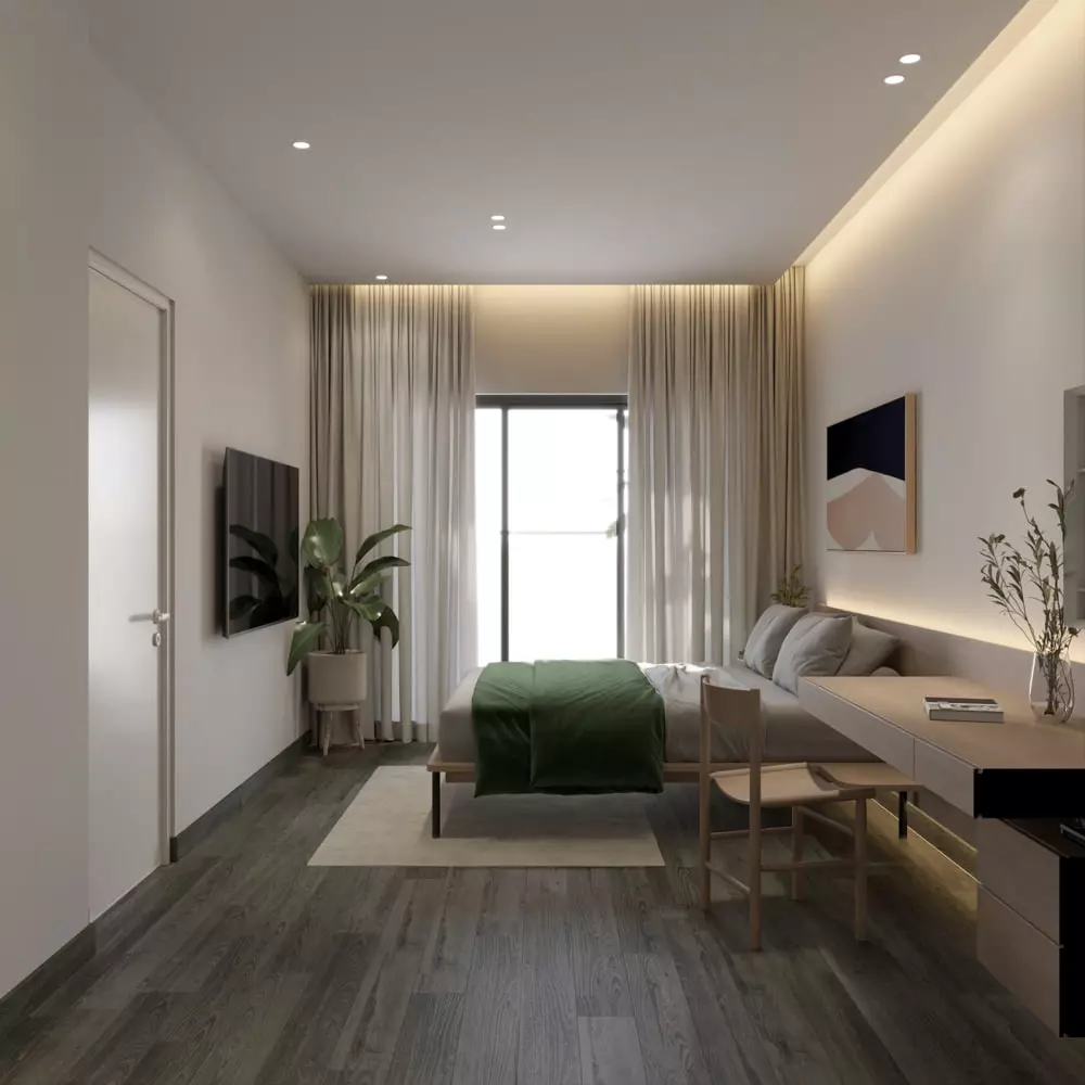 cách bố trí phòng ngủ đẹp và khoa học