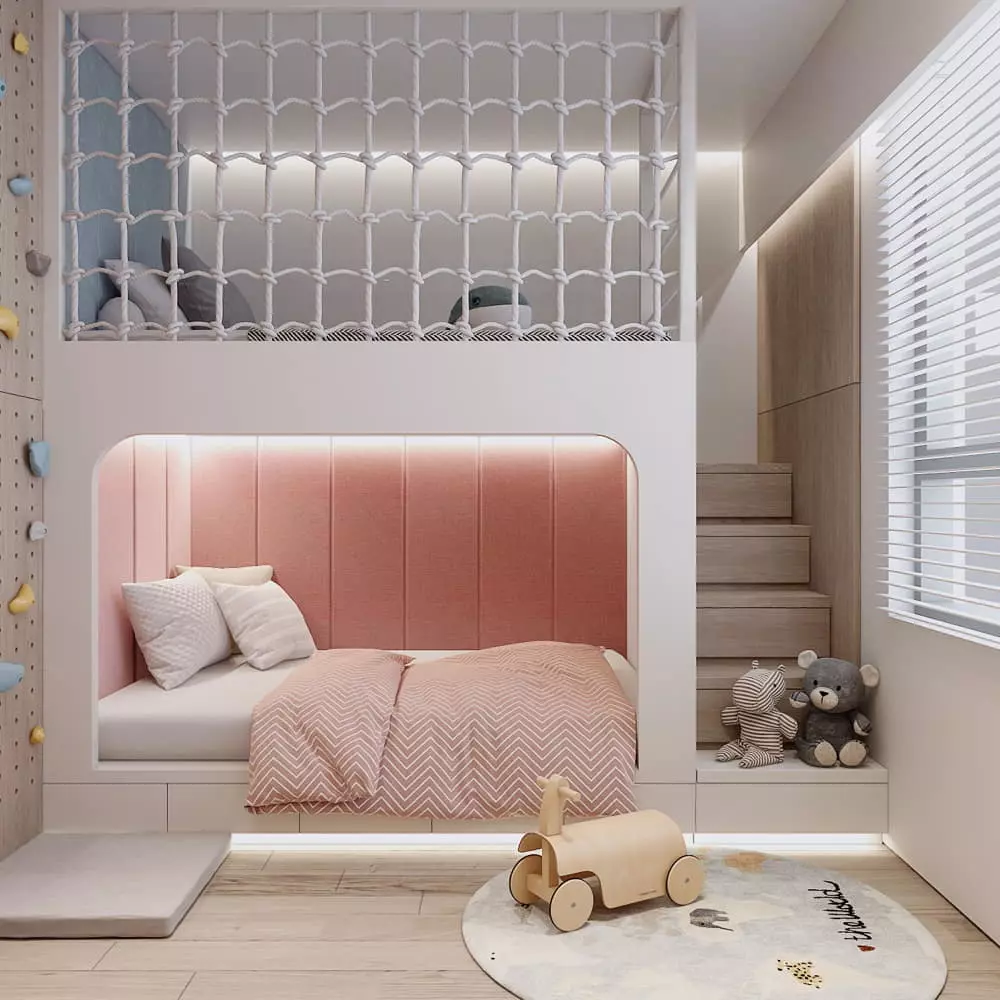 cách trang trí phòng ngủ cho bé gái