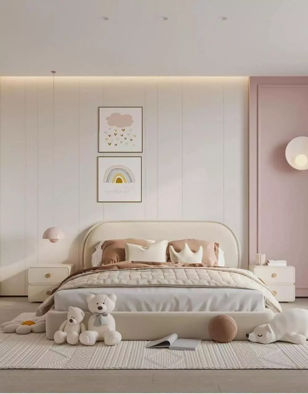 cách trang trí phòng ngủ cho bé gái