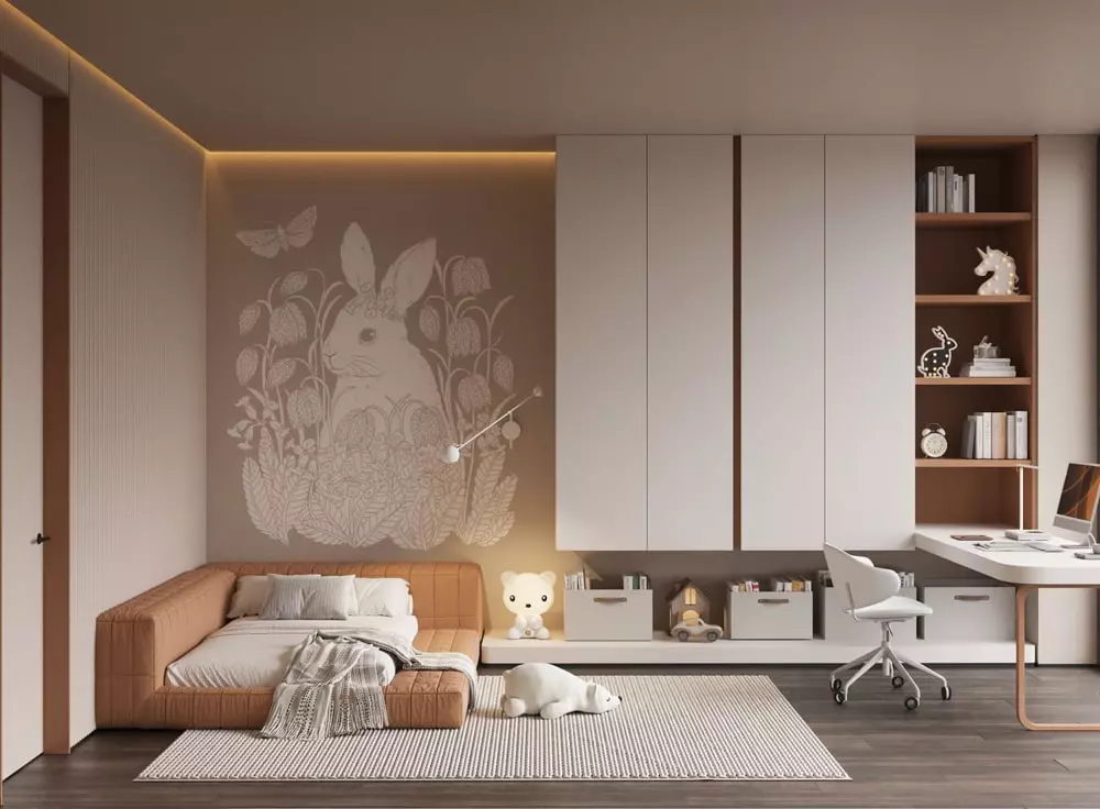 cách trang trí phòng ngủ cho bé gái