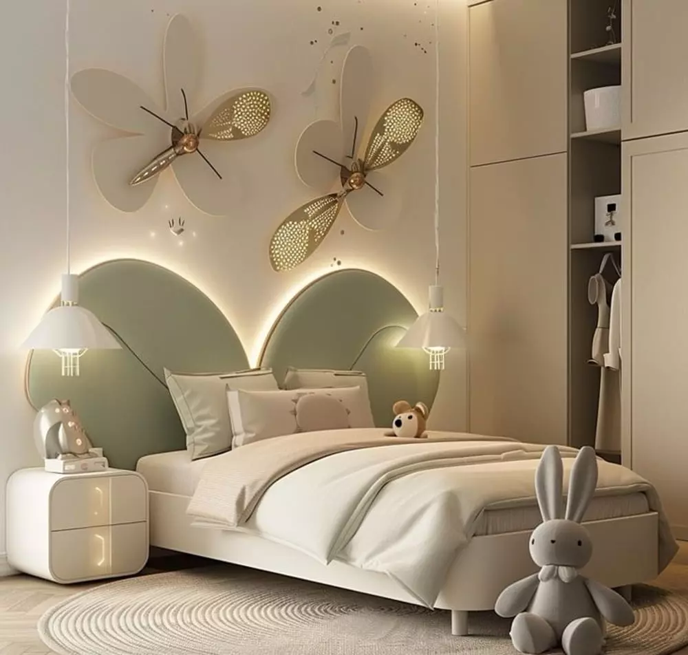 cách trang trí phòng ngủ cho bé gái