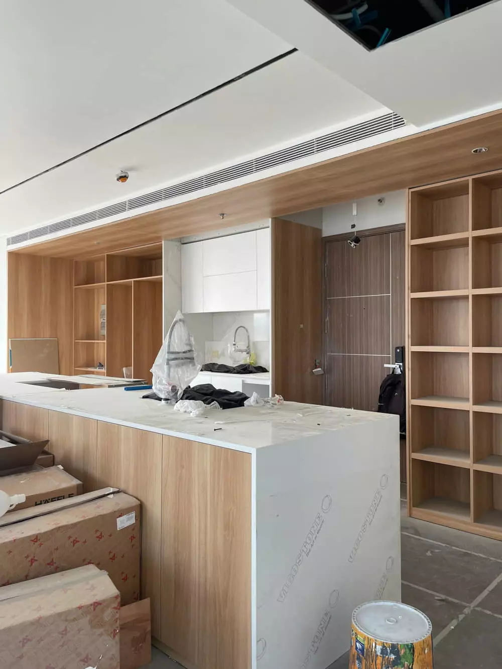 Thi công nội thất nhà phố tối giản