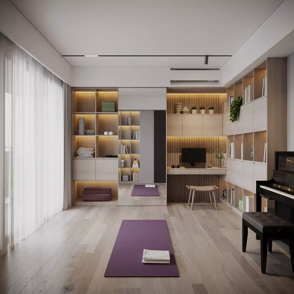 thiết kế phòng thiền tại nhà