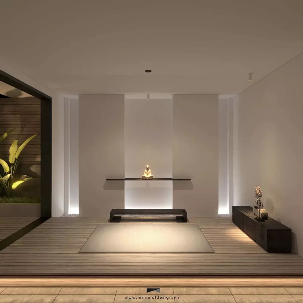 thiết kế phòng thiền tại nhà