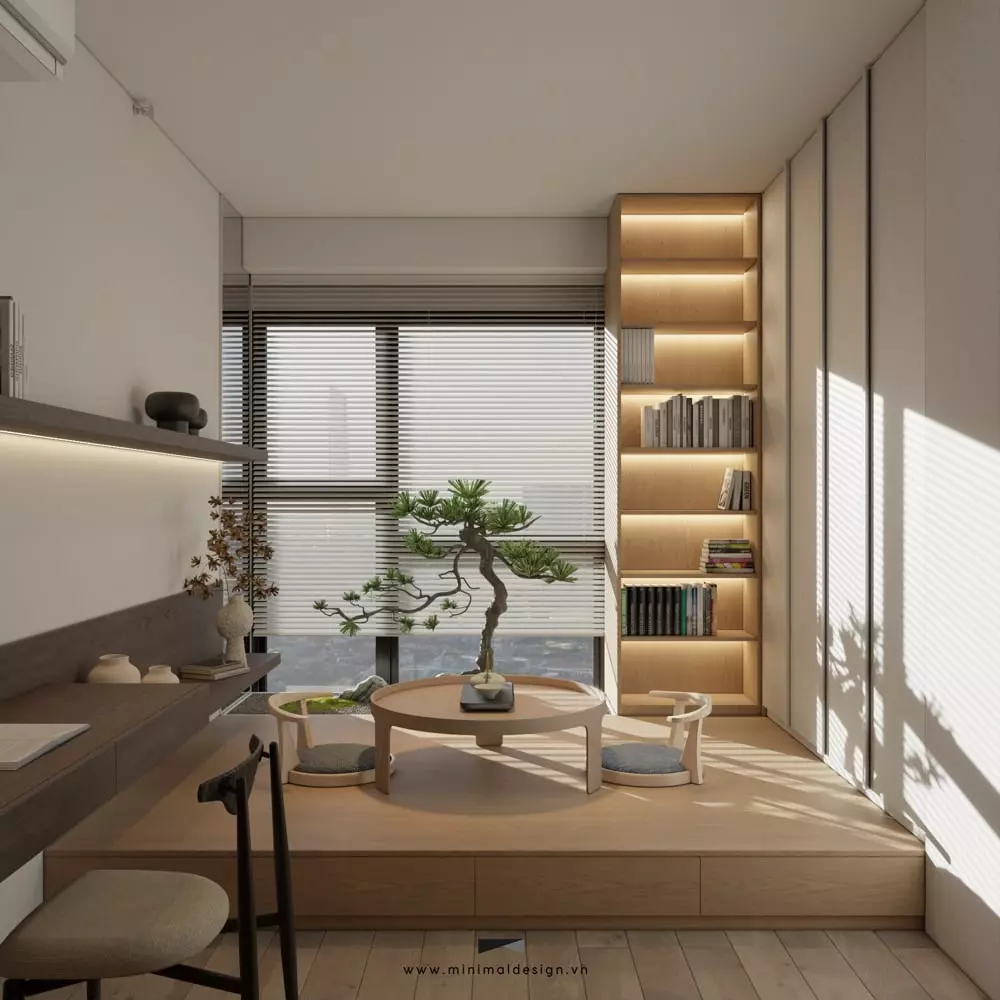 phong cách nhà tối giản của người nhật