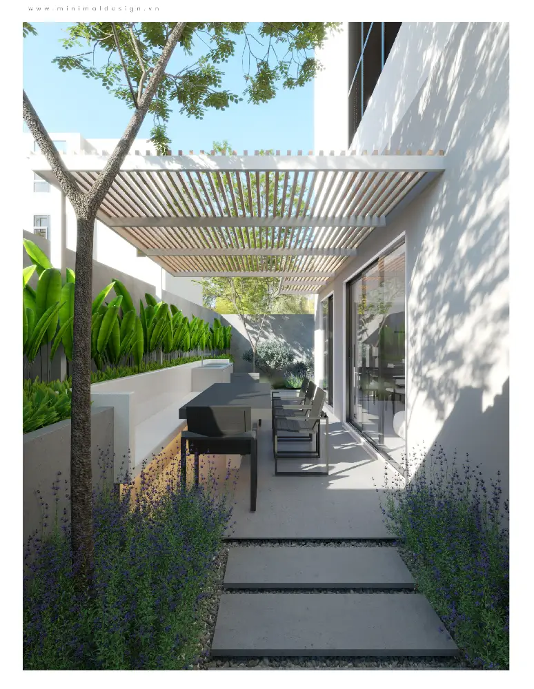 Khu bếp ngoài trời trong thiết kế Sycamore Bình Dương